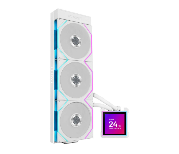 Lian Li HydroShift II LCD-S 360TL RGB LCD White 3x120mm - 1486804 - zdjęcie 4